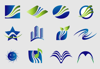 Set of design elements