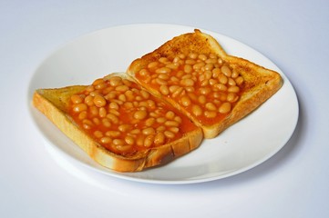 Baked beans on toast © Arena Photo UK