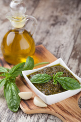 Basil pesto sauce