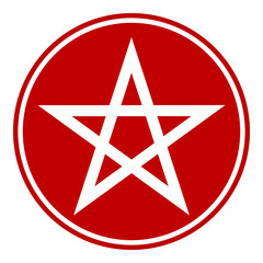 Pentagram button