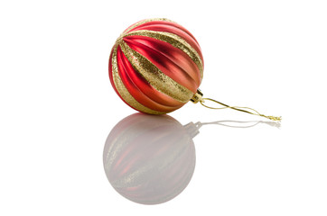 Christmas decorations in festive holiday concept