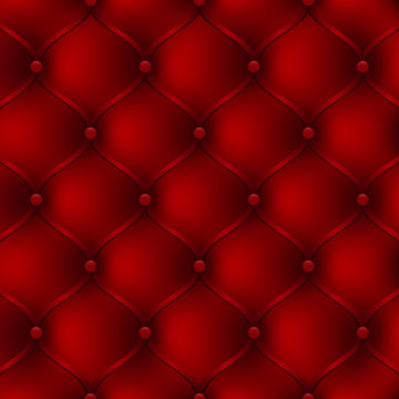 Red leather upholstery furniture. textured background