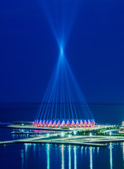Obraz premium Baku - JUNE 11, 2014: Crystal Hall on June 11 in Azerbaijan, Bak