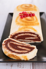 chocolate swiss roll