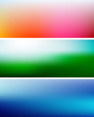 Fototapeta premium banner multicolor gradient