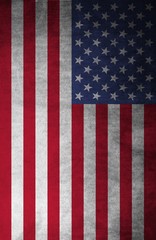 Naklejka premium Grunge USA Flag