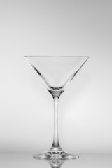 Empty Martini glass
