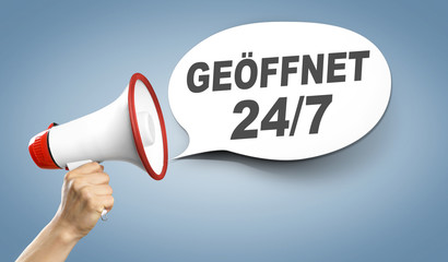 Geöffnet 24/7