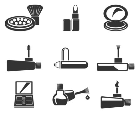make-up products icons