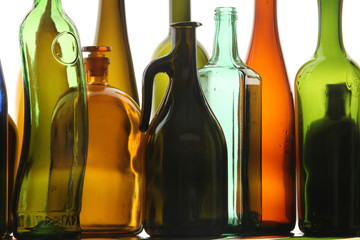 colorful bottles