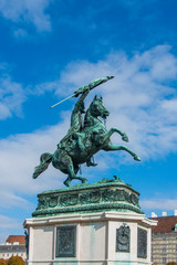 Statue of Archduke Charles in Vienna, Austria