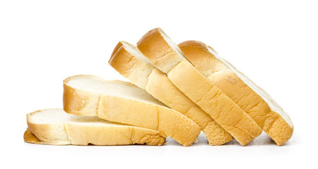 Slice Bread in White background