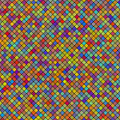 Abstract mosaic background of pattern tile colorful squares