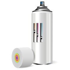 Баллончик с краской(Spray with paint)