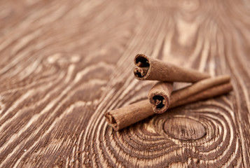 Bunch of cinnamon sticks