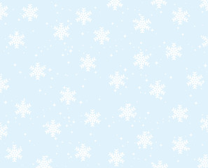 Snowflakes background.