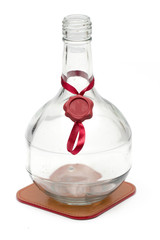 excise stamp on the white background