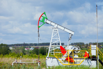 Fototapeta na wymiar oil pump
