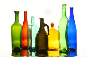 colorful bottles