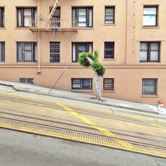 Schräge Straße in San Francisco