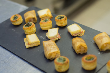 Toast feuilletés ardoise