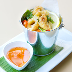 Deep Fried Calamari Rings