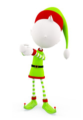 3d Elves with presentation pose