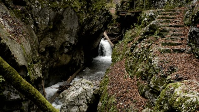 beautiful canyon in gorski kotar
