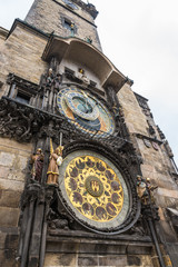 チェコ　プラハ旧市庁舎　天文時計　Prague　Czech