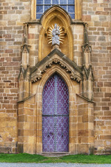 The historic old church door
