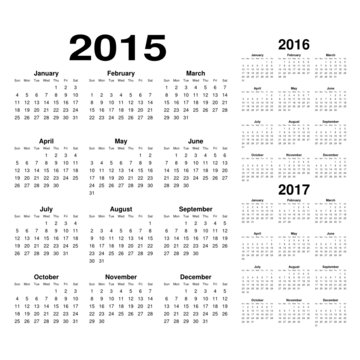 Calendarios 15-17