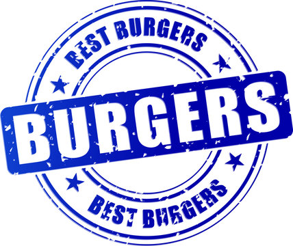 burgers blue stamp