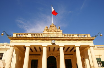 The Main Guard building  in Valletta, Island of Malta
