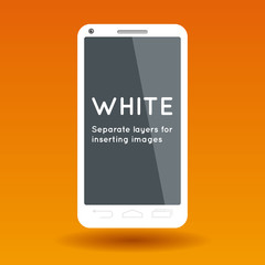 Abstract white phone
