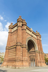 Fototapeta na wymiar Arc de Triomf, Barcelona