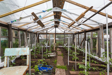 It is hand made greenhouse
