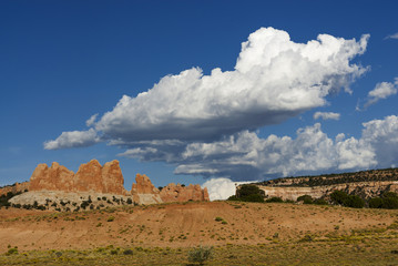 Fototapeta na wymiar Window rock in Arizona, USA