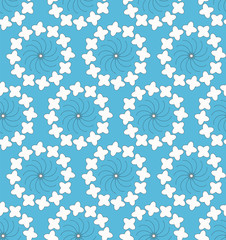 Vector seamless pattern. Modern stylish texture. Repeating