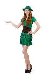 Woman in fashion clothing concept