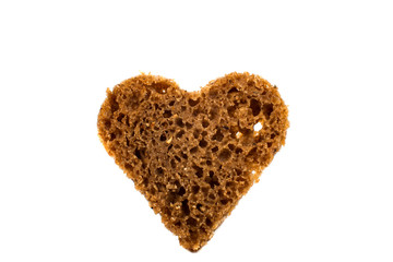 black bread heart