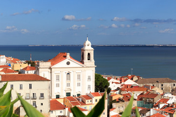 Fototapeta premium Church Igreja de Santo Estevao in Lisbon