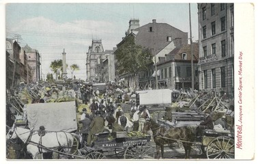 Montreal, Jaques Cartier Square 1906 (hist. Postkarte)