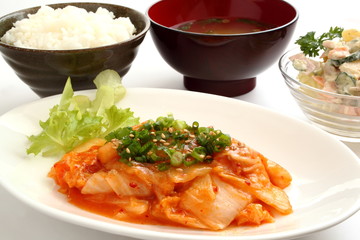 豚キムチ　おかず