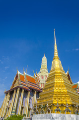 Famous Wat Phra Kaew, Grand Palace Complex Bangkok, Thailand