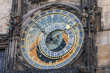 Astronomical clock, Prague.