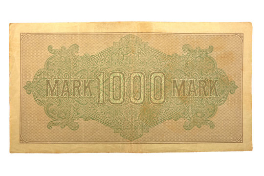 Inflationsgeld Reichsbanknote  15.09.1922