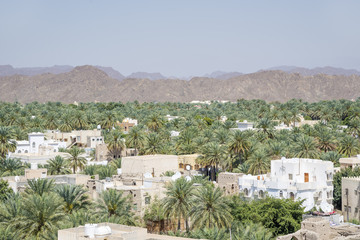 Naklejka premium View from fort Nizwa