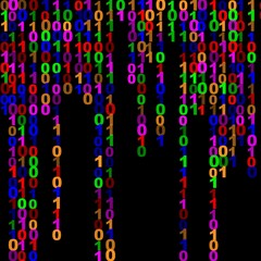 Random binary figures