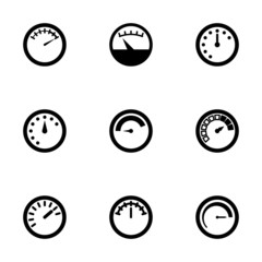 Vector meter icon set