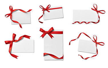 ribbon bow card note chirstmas celebration greeting